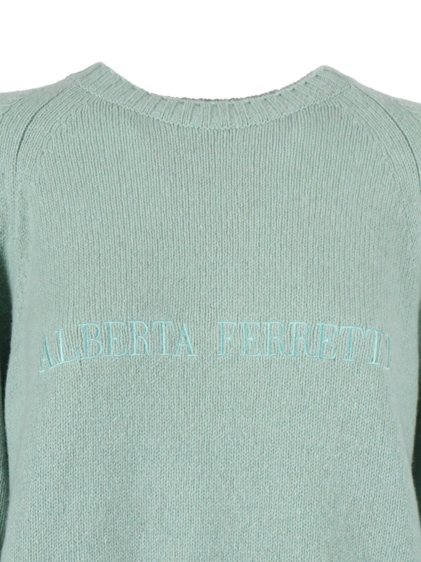 Alberta Ferretti Refined Cashmere And Wool Knit Sweater
