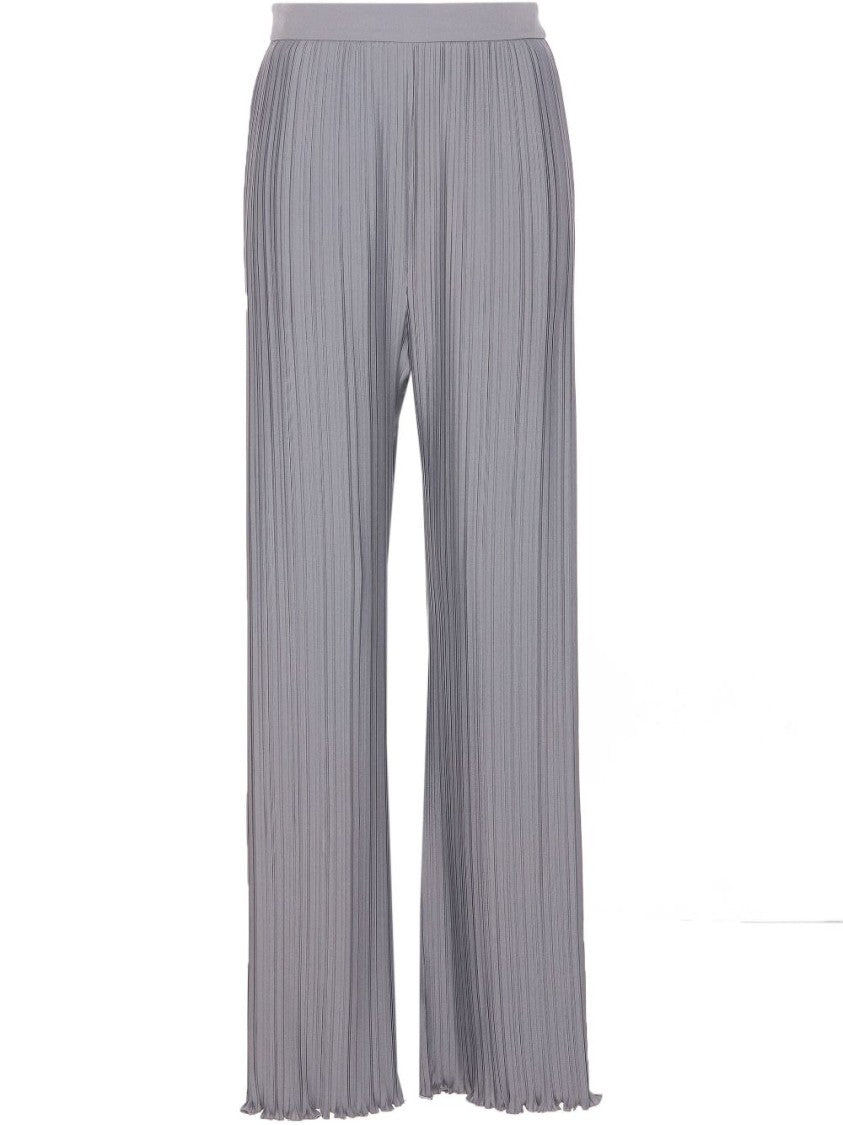 Lanvin Medium Grey Straight Leg High-Waist Trousers