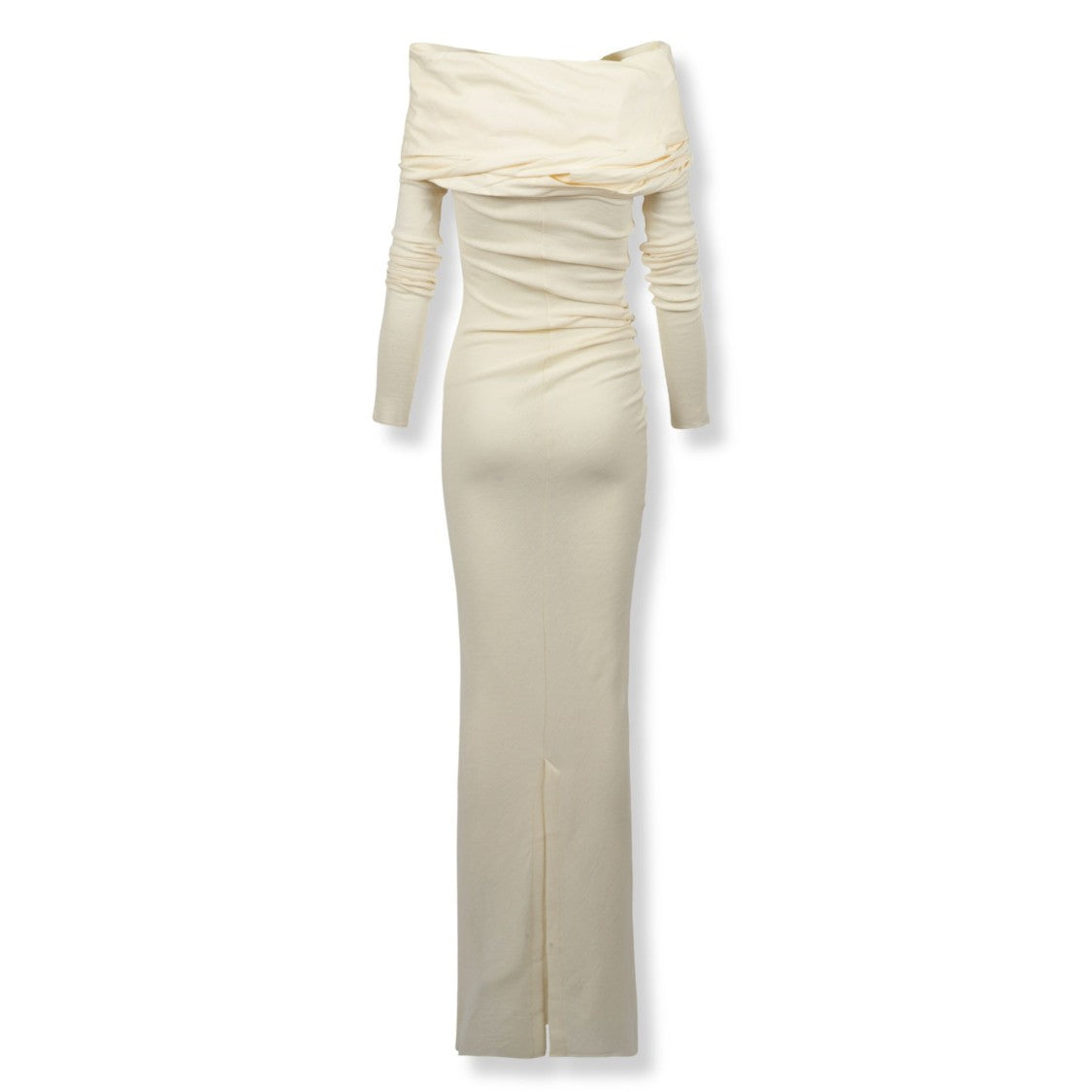 Entire Studios Cavalier Style Midi Dress In Parchment Tone