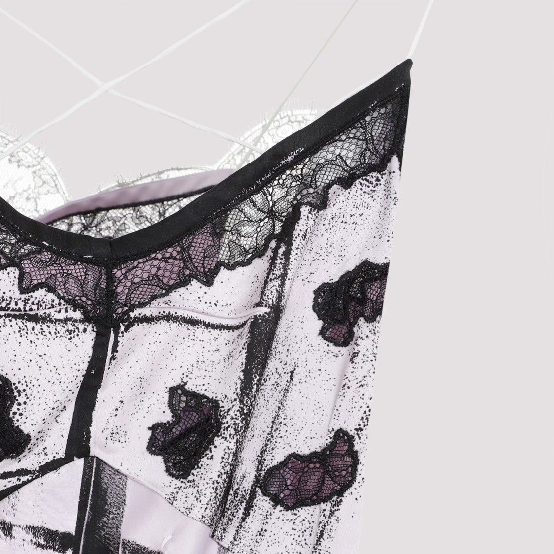 Maison Margiela Lilac Silk Midi Dress