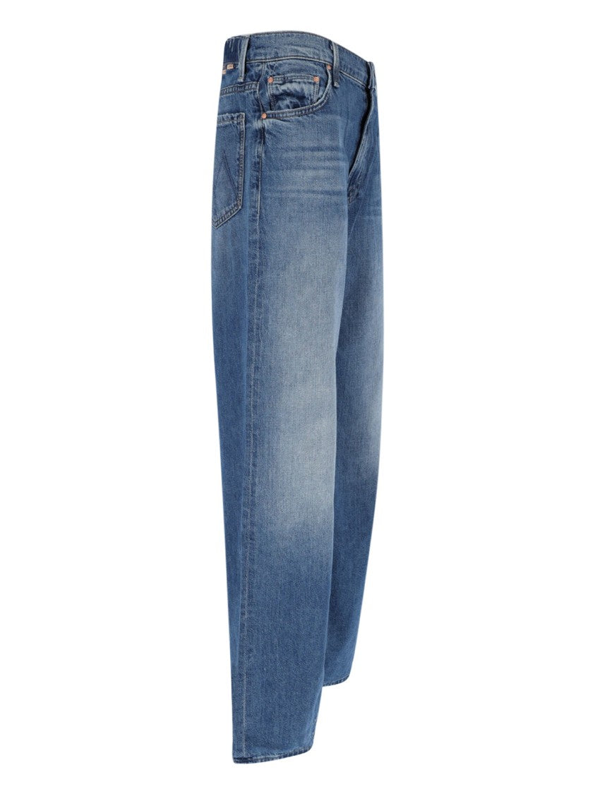 Mother "The Twister Sneak" Jeans In Stretch Cotton Denim