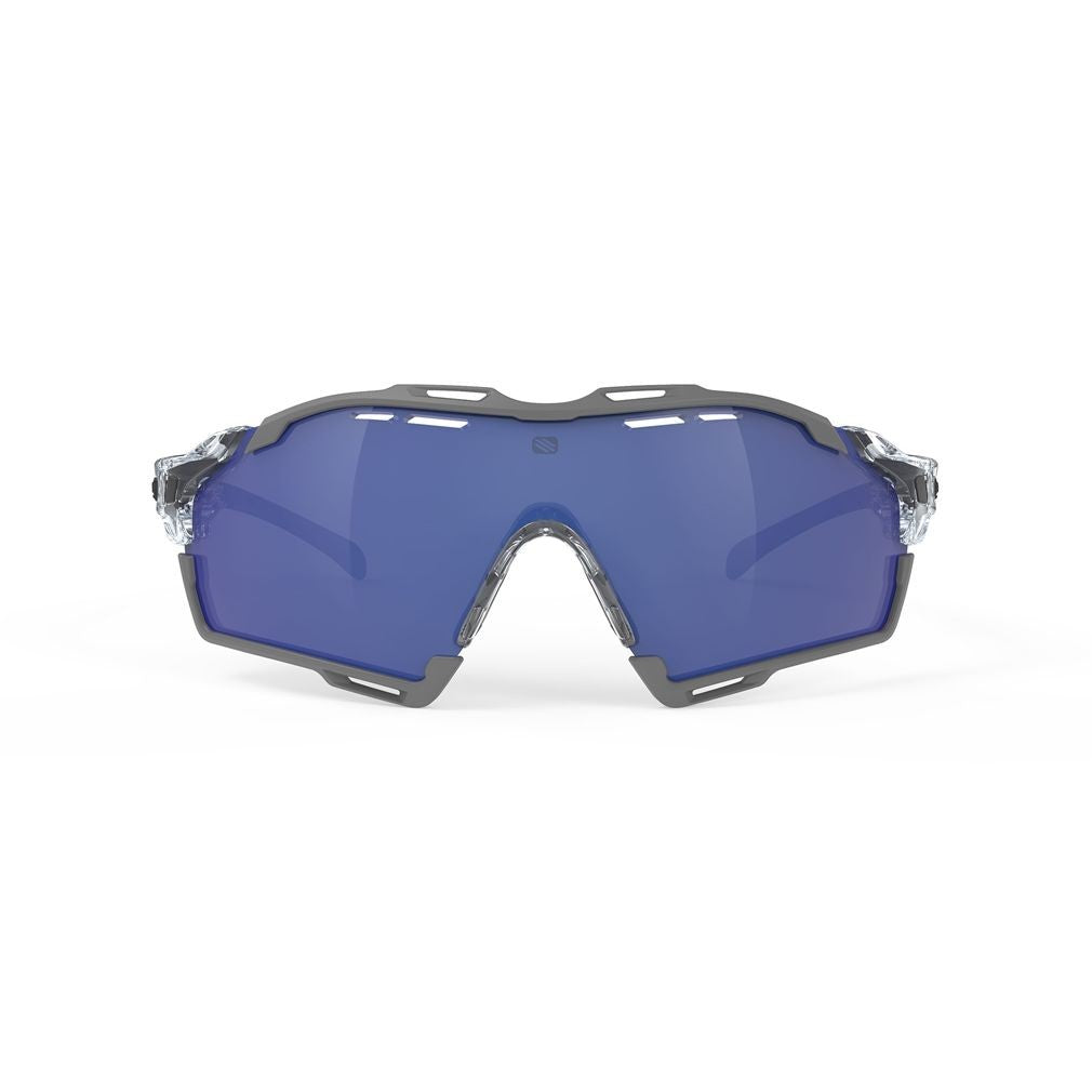 Rudy Project Blue Cutline Angular Clear Frame Sunglasses