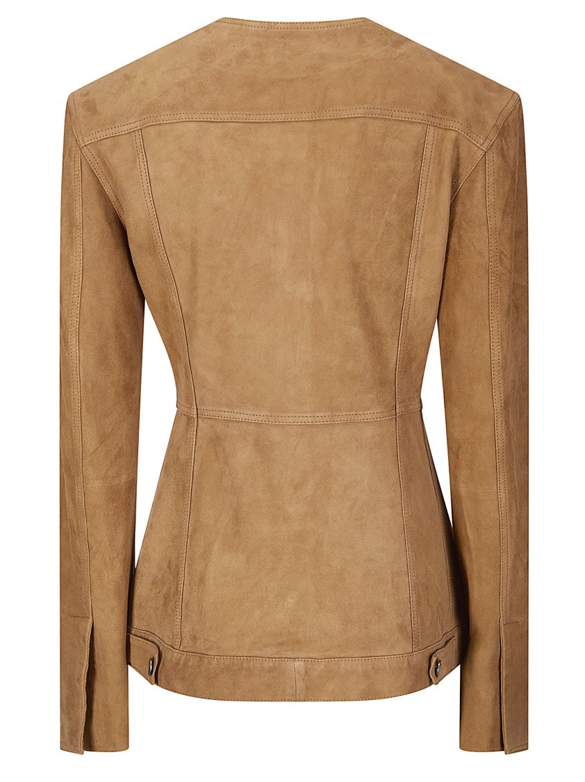 Haikure Temple Suede Jacket