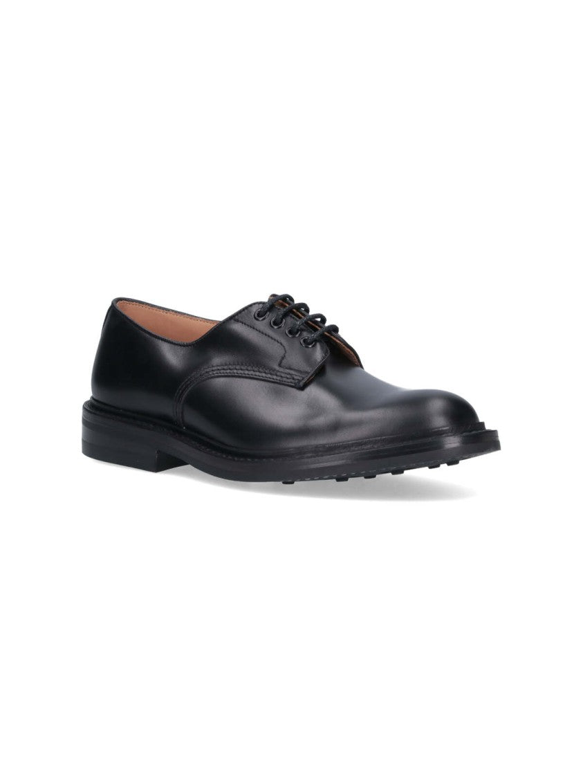 Tricker's "Woodstock" Derby Shoes – Black