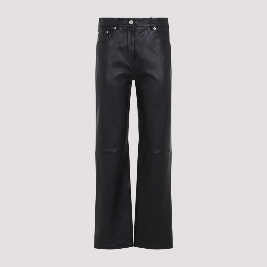 Sportmax Velo Black Leather Pants