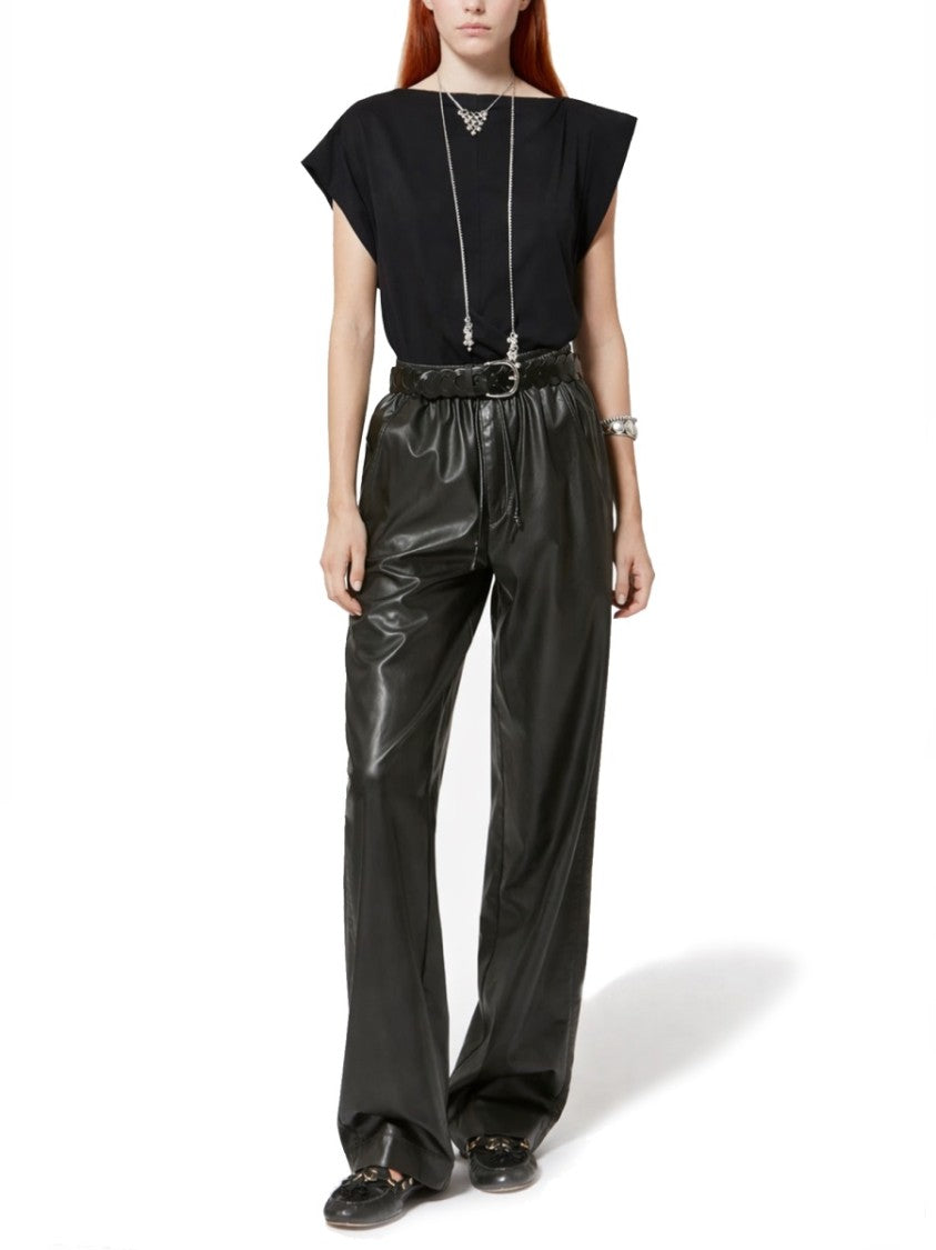 Isabel Marant Neutrals Maisan Fitted Rolled Sleeves T-Shirt
