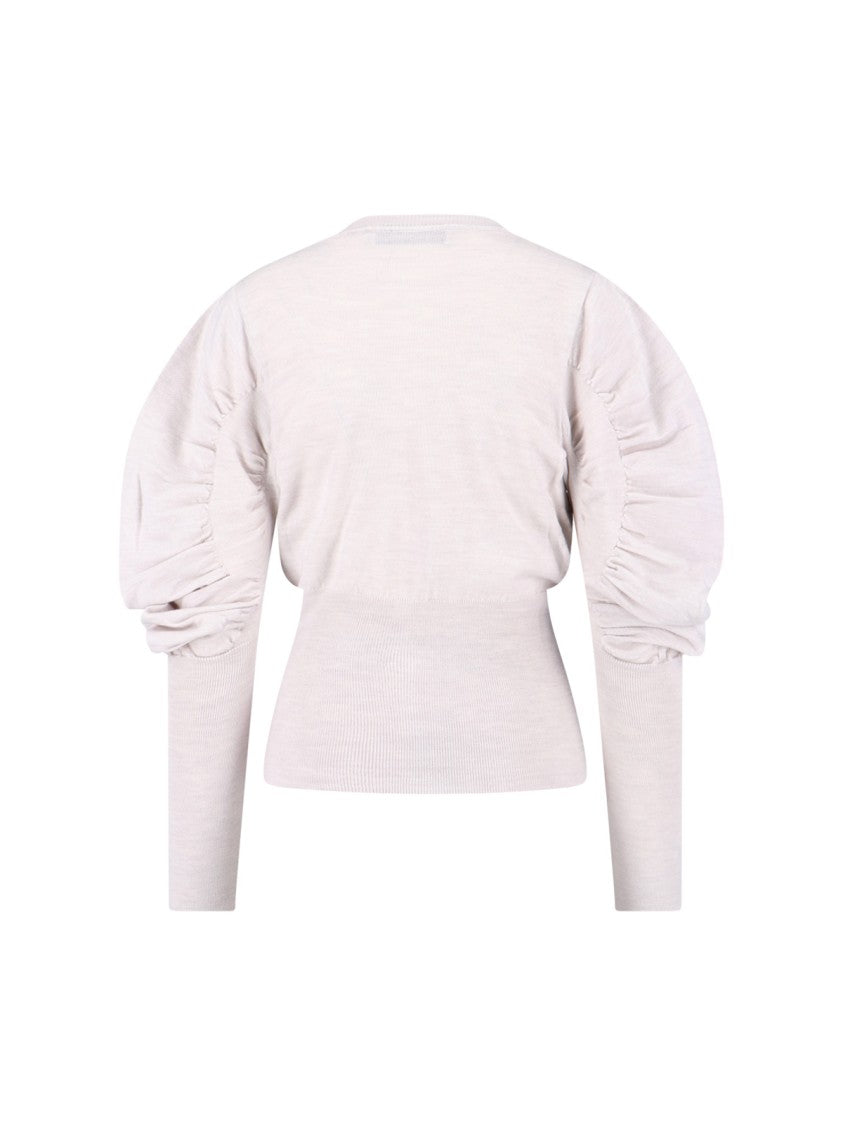 Vivienne Westwood "Eli" Virgin Wool Cardigan – White