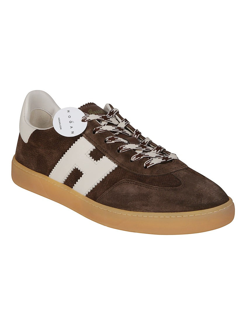 Hogan Brown Cool Suede Sneakers