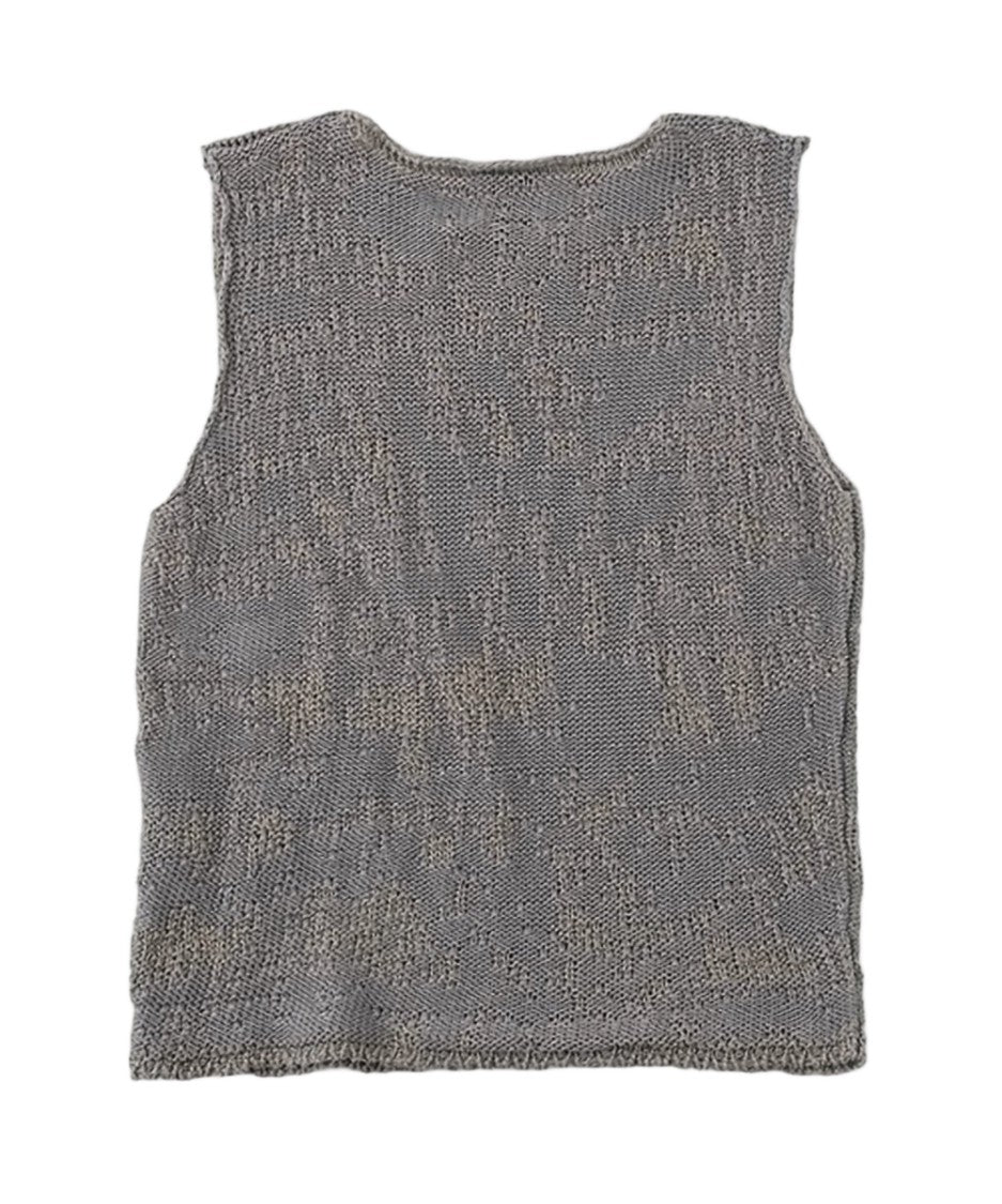 Roa Textured Open-Weave Knit Vest