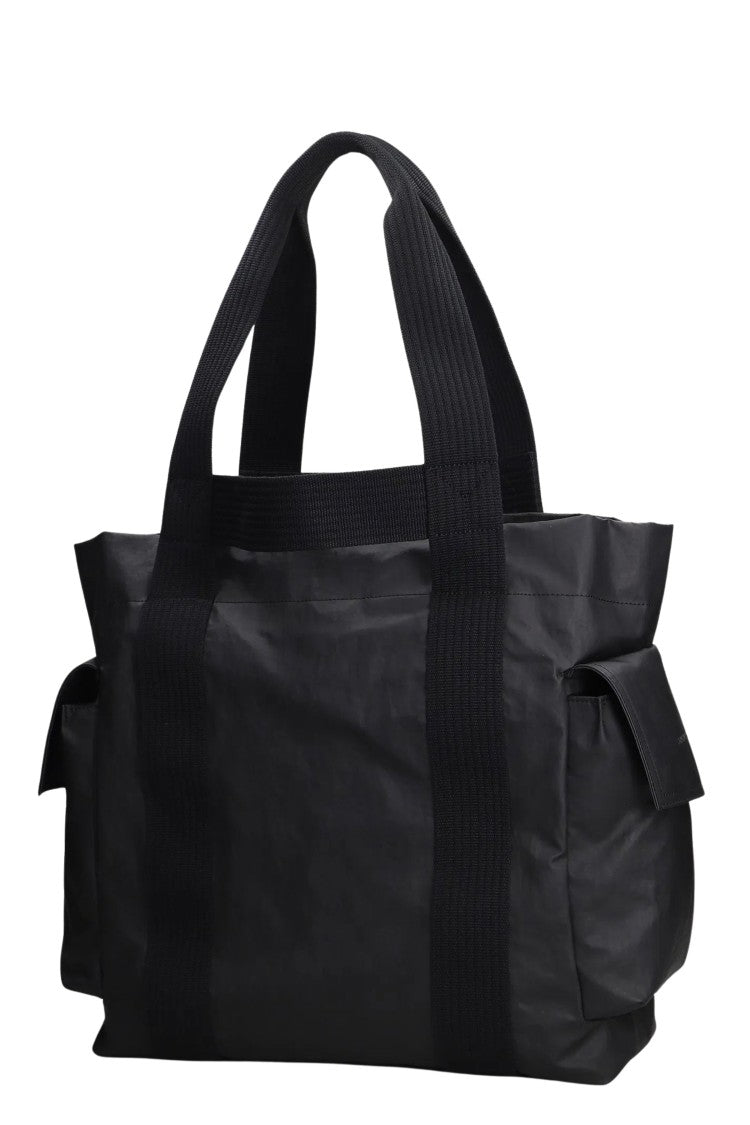 Y-3 Black Work Tote Padded Laptop Polyamide Tote Bag