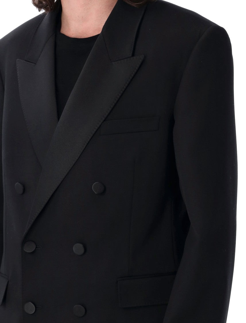 Saint Laurent Double-Breasted Tuxedo Jacket