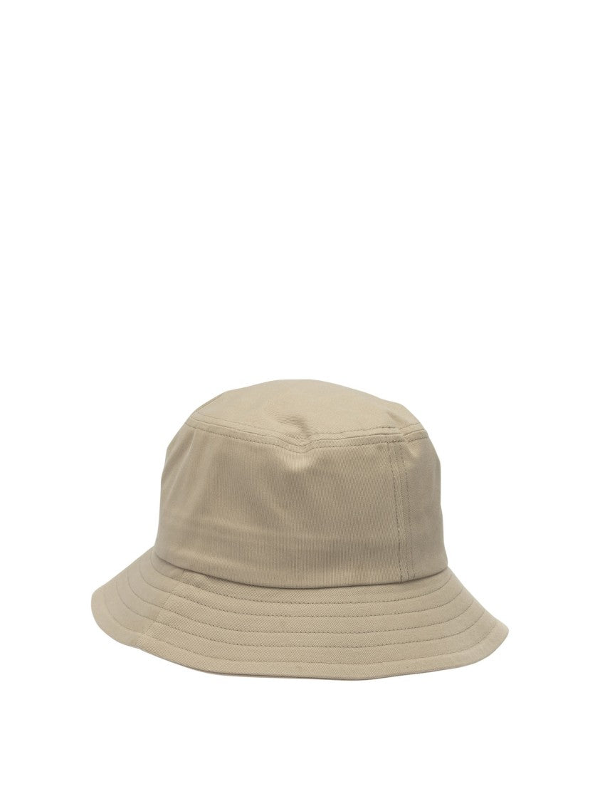 Ami Paris Beige Cotton Bucket Hat