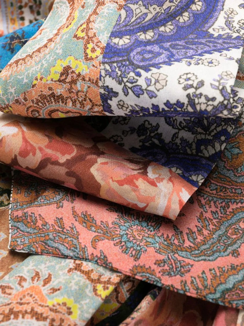 Zimmermann Devi Paisley-Print Halterneck Dress