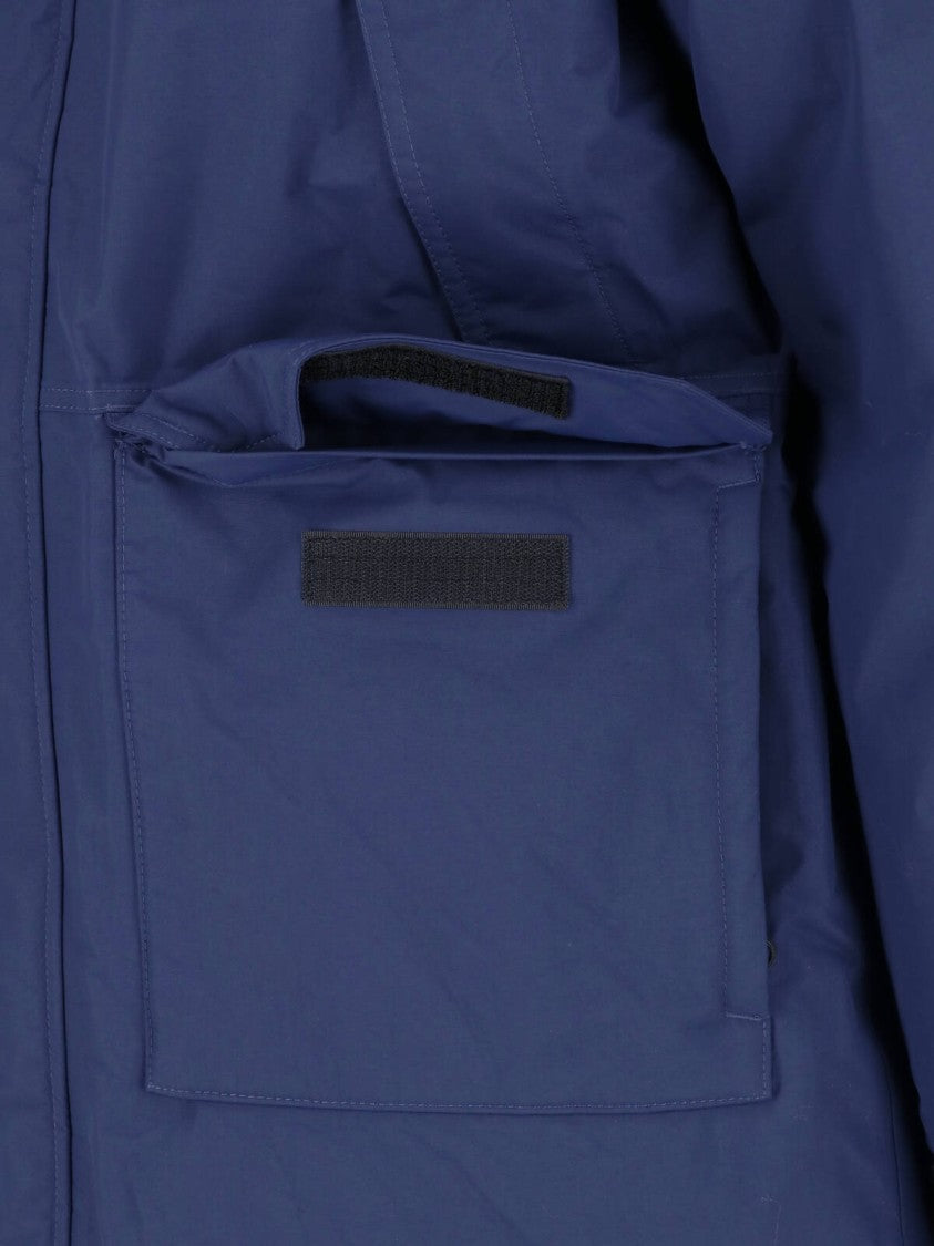 The North Face Blue Mcmurdo Faux Fur Hooded Jacket