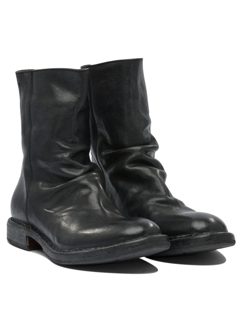 Moma "Minsk" Zippered Ankle Boots