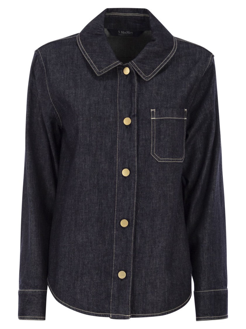 Max Mara Smmenfasi - Cotton Denim Shirt