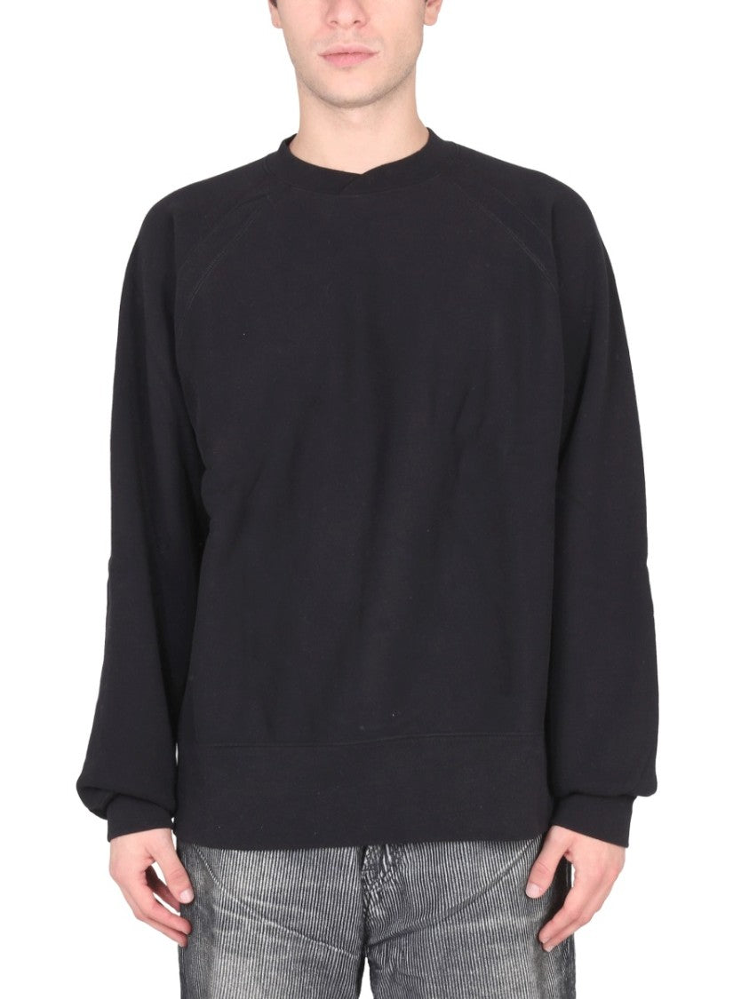 Engineered Garments Minimalist Crewneck Sweatshirt With Raglan Sleeves