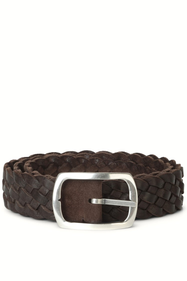 Orciani Reversible Woven Suede Belt
