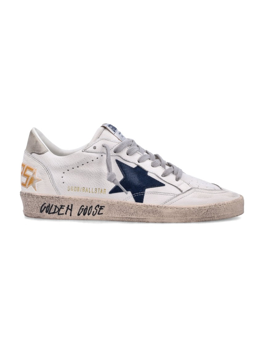 Golden Goose White Ball Star Leather Sneakers