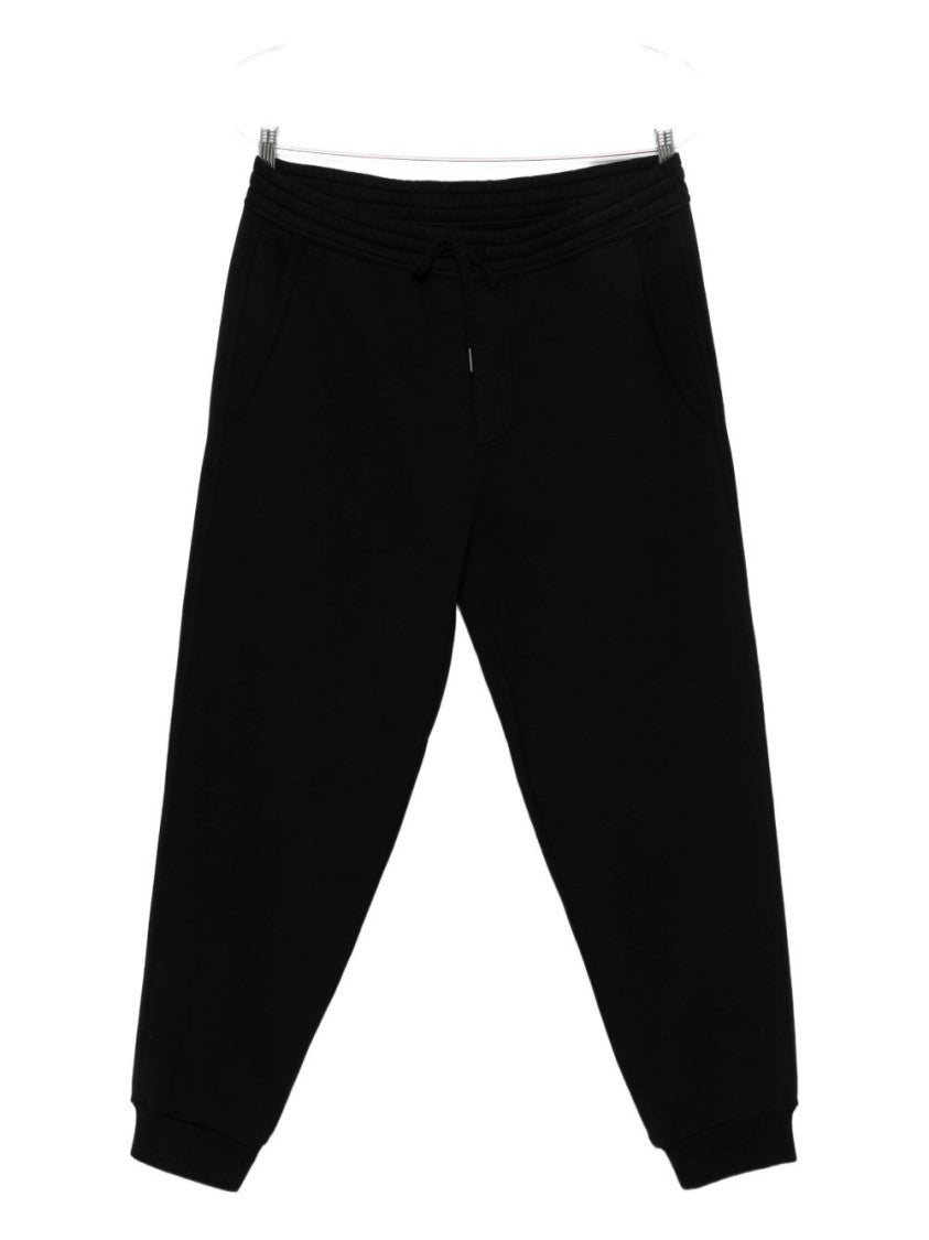 Tom Ford Relaxed Fit Black Trousers With Ribbed Cuffs