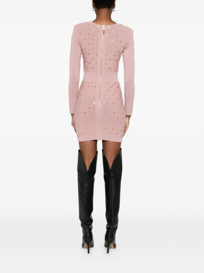 Elisabetta Franchi Fitted Silhouette Dress With Structured Bodice