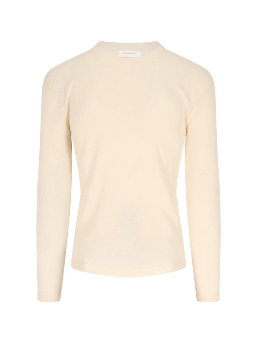 Berner Kuhl Wool Rib Sweater Cream
