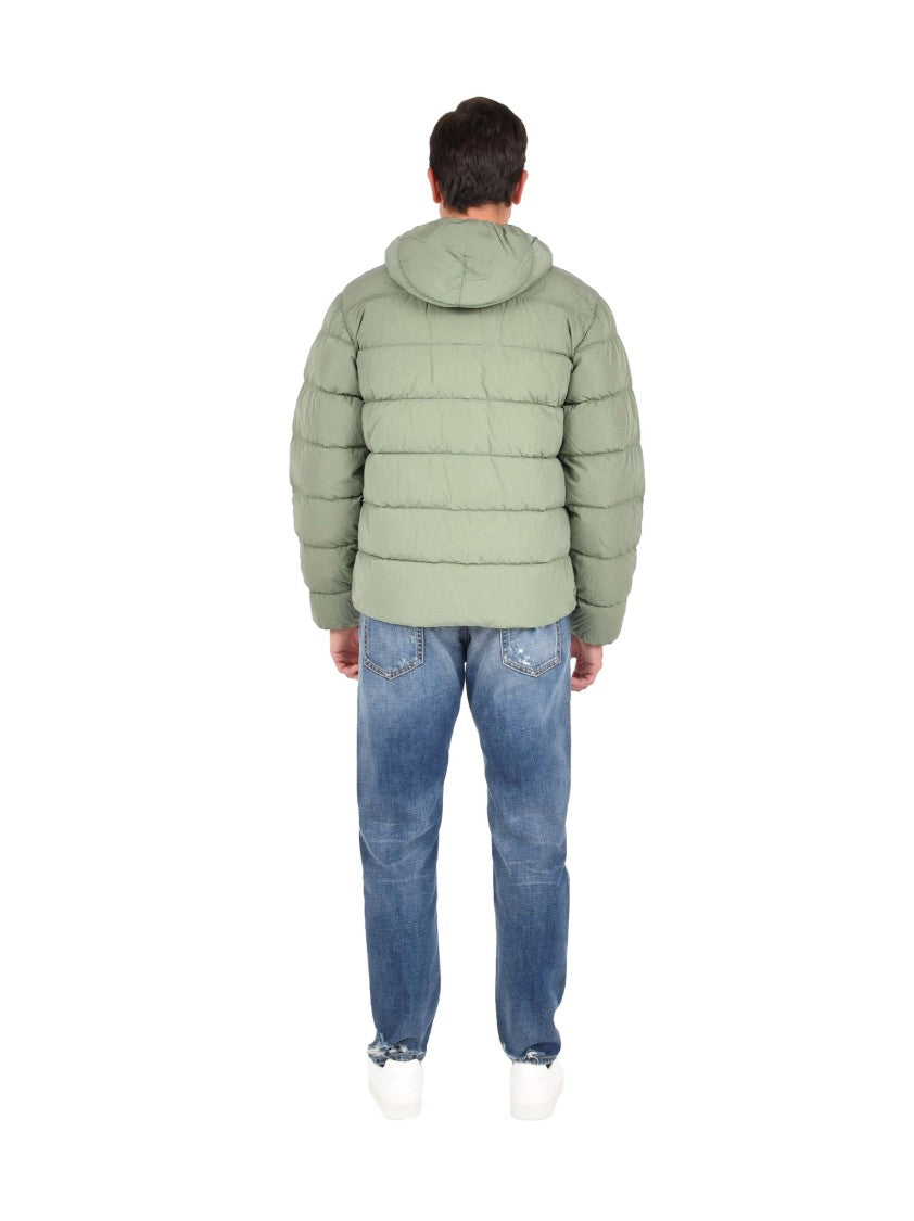 C.P. Company Padded Down Jacket With Goggle Lenses