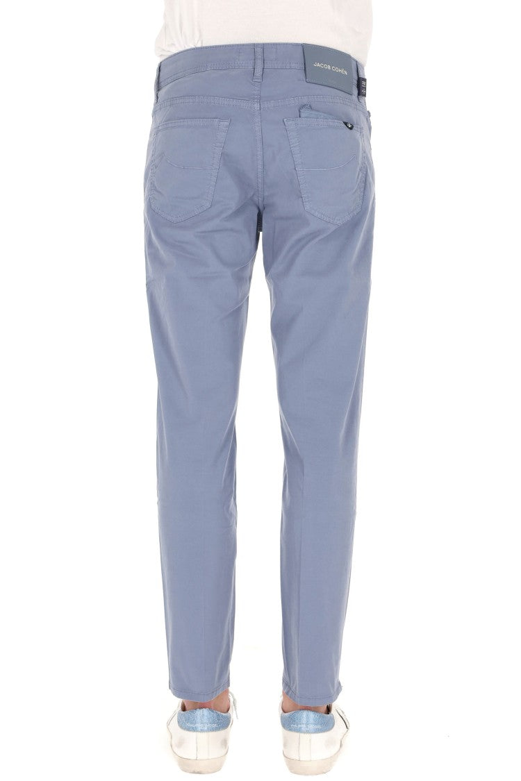 Jacob Cohen Aviation Blue Scott Saffiano Pants