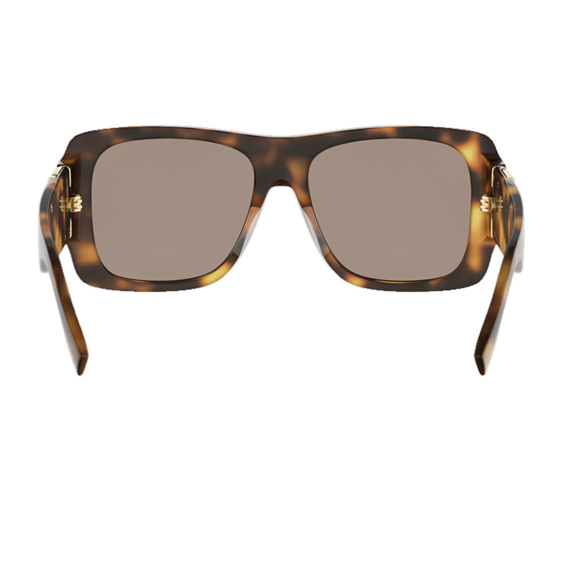 Fendi Havana Forever Fendi Bold Rectangular Acetate Sunglasses