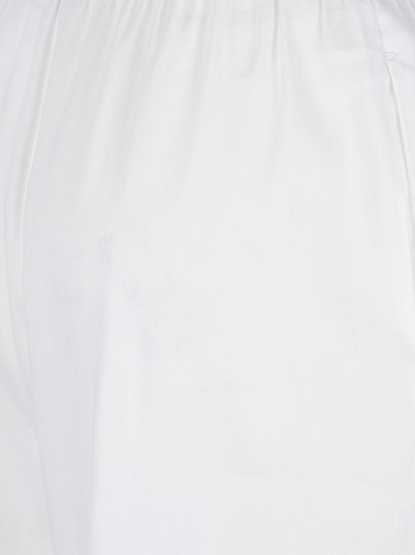 Max Mara Loose-Fitting Straight-Leg Pants With Elastic Waistband