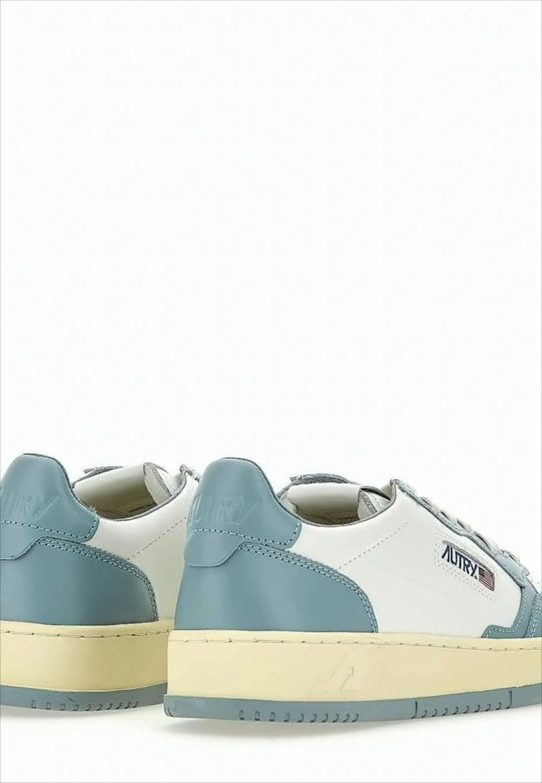 Autry Autry Low-Top Sneakers With Smooth Leather Panels And Perforated Detailing