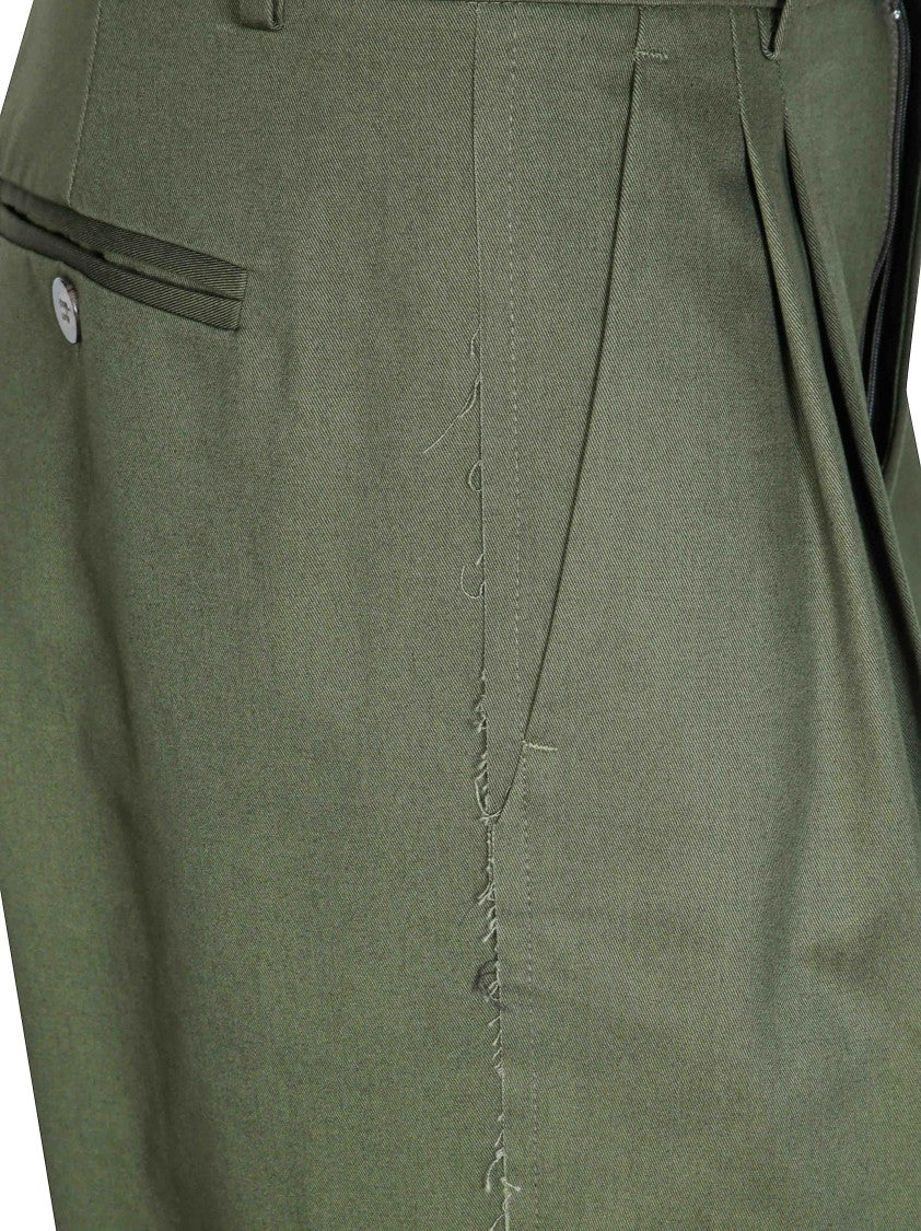 Amaranto Straight-Leg Side Seam Trousers