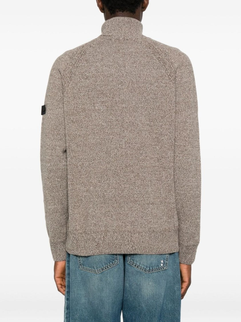 Peuterey Classic Knit Sweater With Ribbed Details