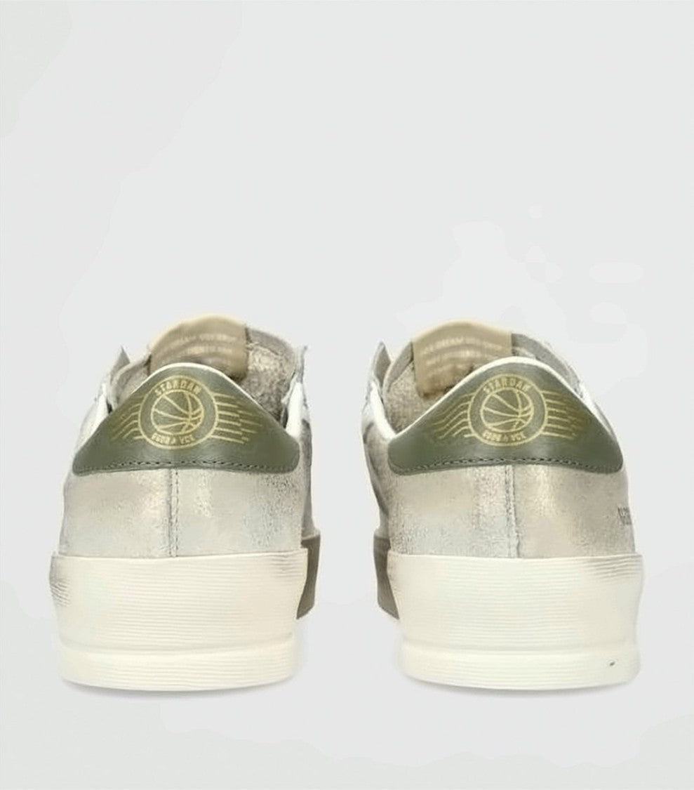 Golden Goose Low-Top Sneakers With Distressed Vintage Aesthetic