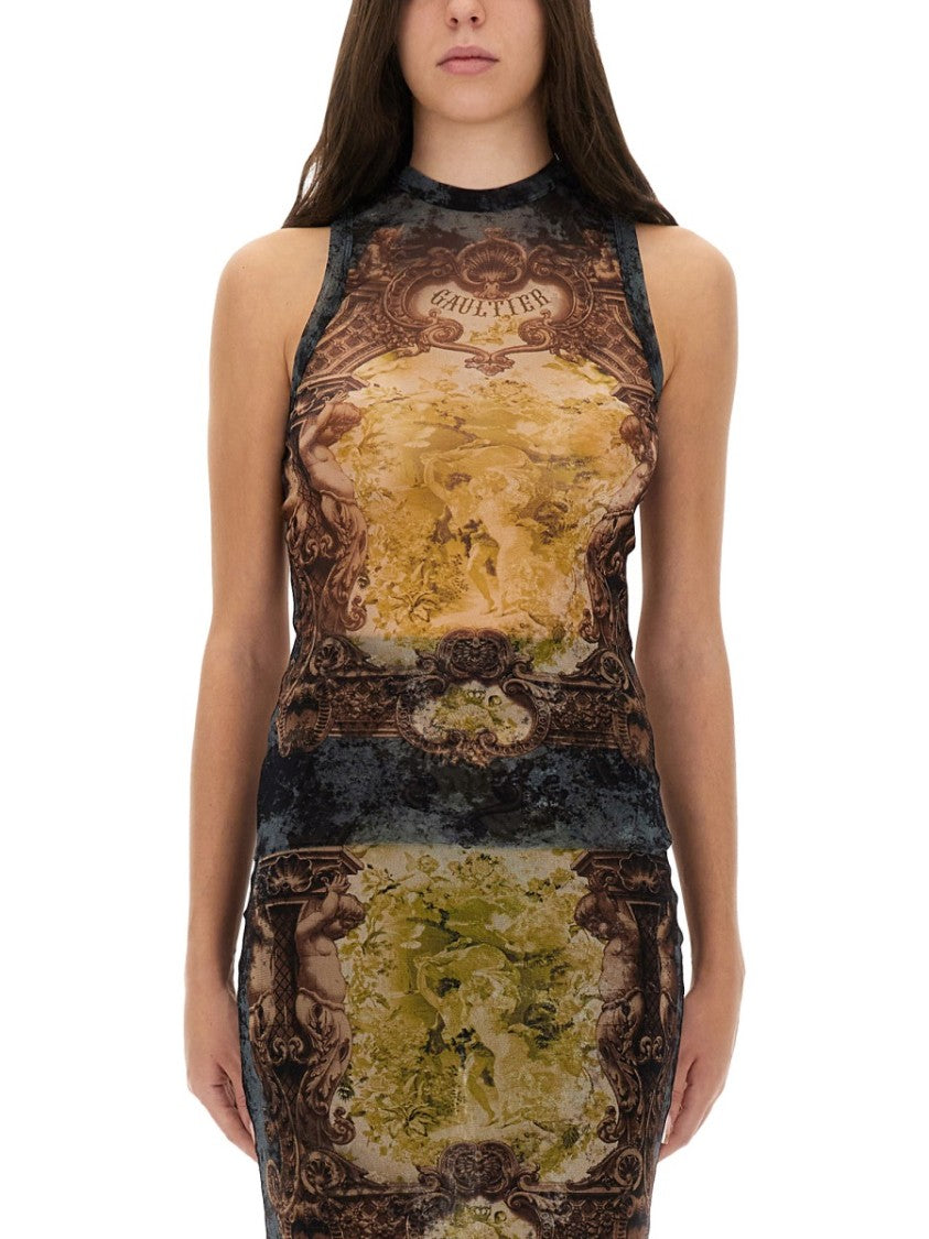 Jean Paul Gaultier Tank "Médaillon" Top