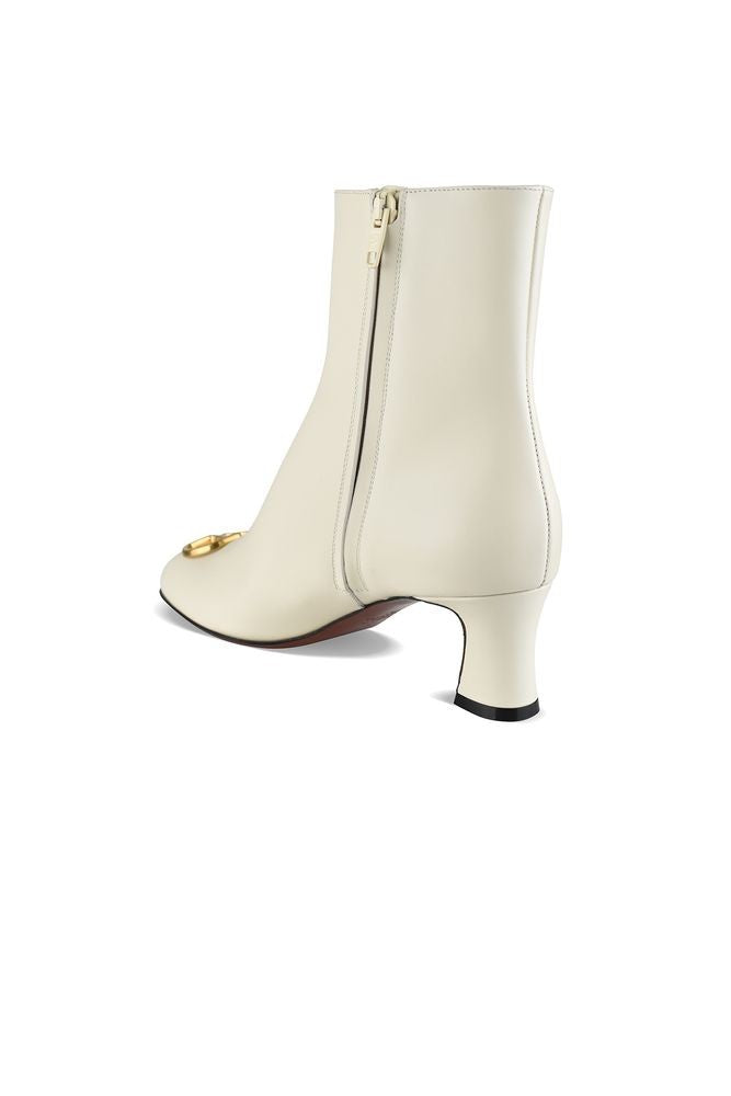 Valentino Garavani Ankle Boots With Gold Accent