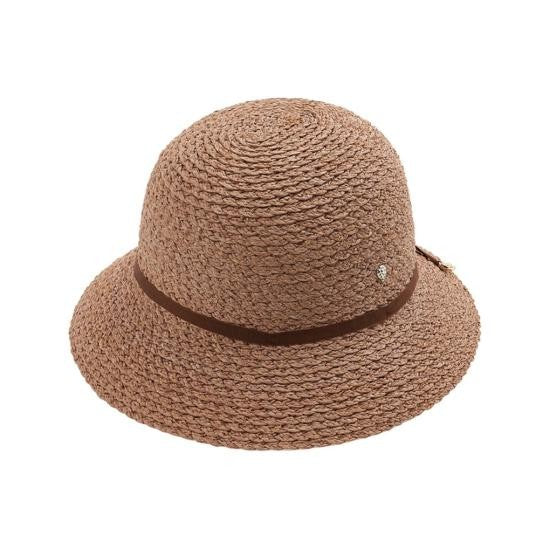 Helen Kaminski Woven Raffia Hat With Flared Brim And Subtle Band Detail