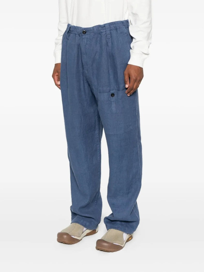 C.P. Company Pocket-Detail Linen Trousers