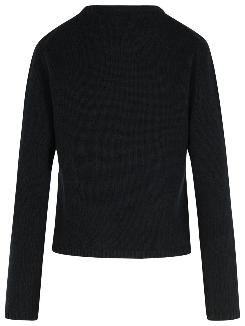 Moncler Black Virgin Wool And Cashmere Sweater