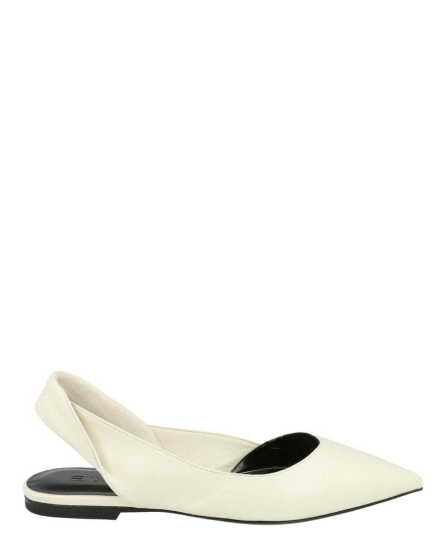 By Far Yasha Leather Flats