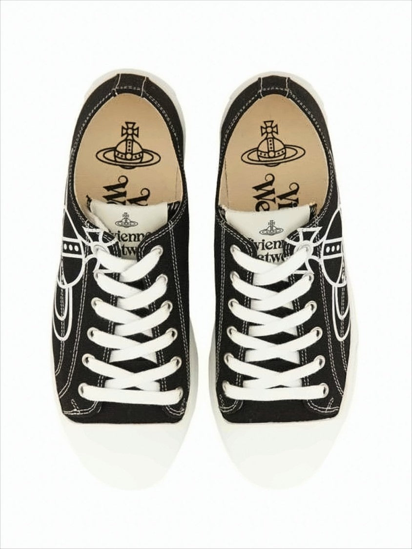 Vivienne Westwood Low-Top Sneakers With Distinctive Graphic Logo