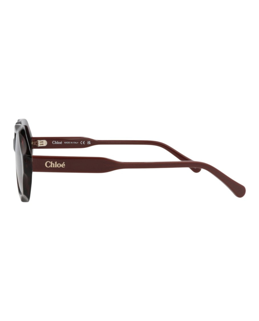 Chloé Square-Frame Sunglasses In Recycled Acetate