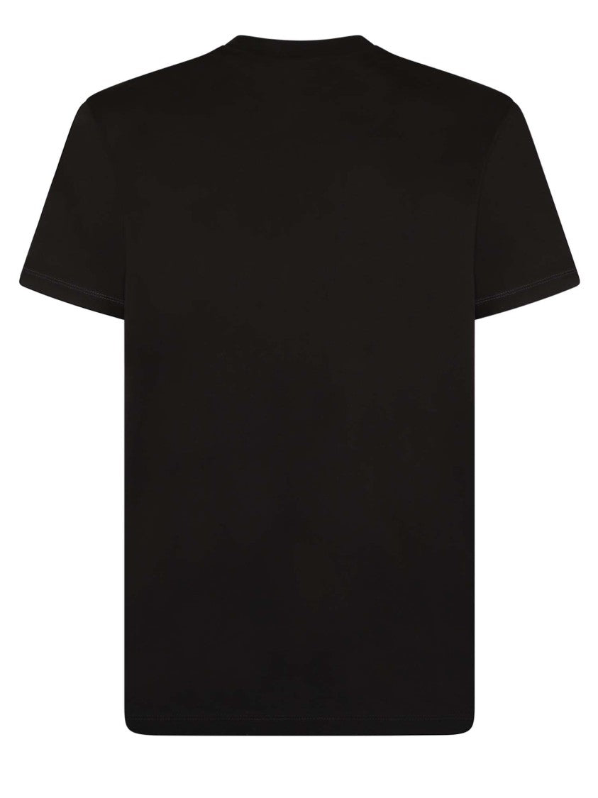 Dsquared2 Black Cotton Logo Print T-Shirt
