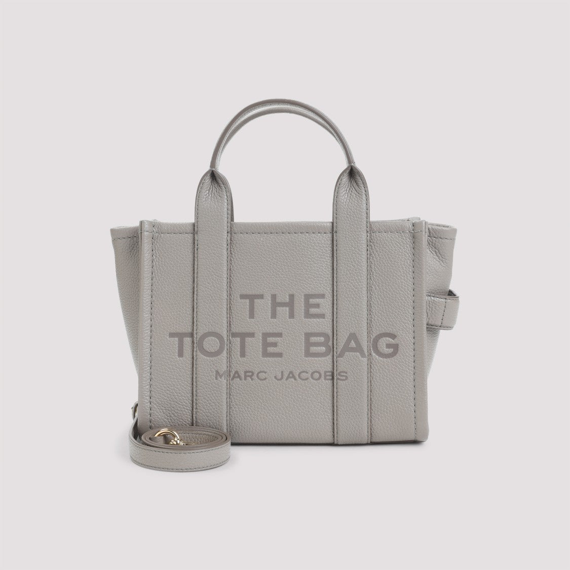 Marc Jacobs The Leather Mini Tote Cement Bag