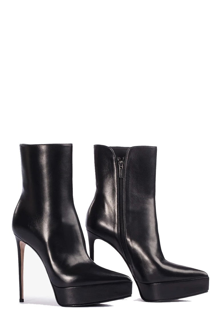 Lesilla Blue Calf Leather Boots