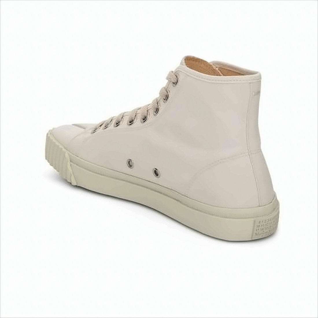 Maison Margiela High-Top Minimalist Sneakers With Textured Detailing