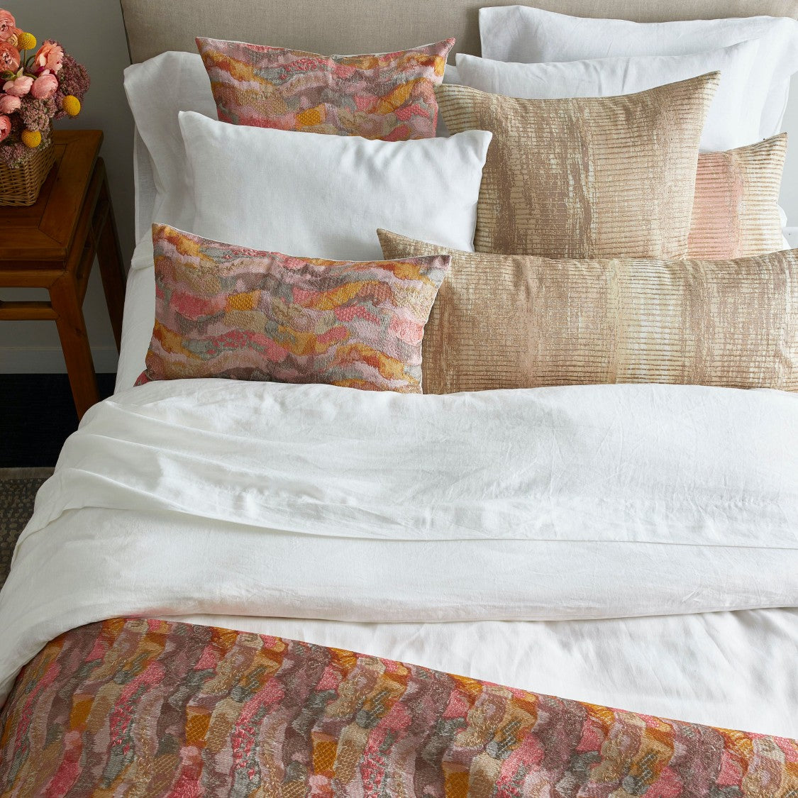 Ann Gish Linen Sheet Set