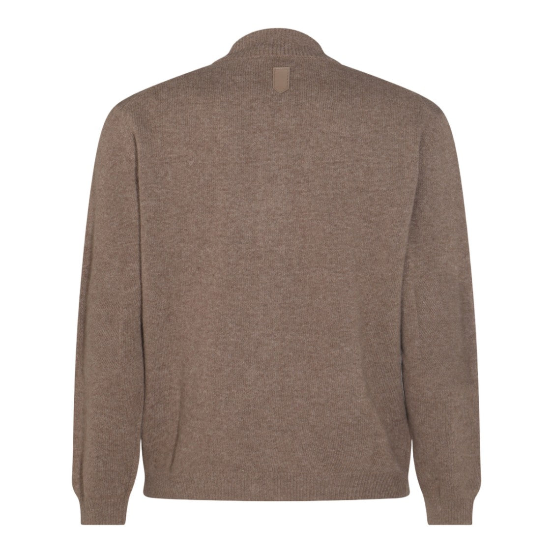 Canali Knitted Sweater With Full Front Zipper
