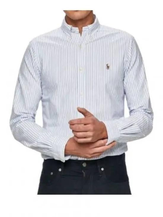 Polo Ralph Lauren Long-Sleeve Striped Shirt With Classic Button-Down Collar