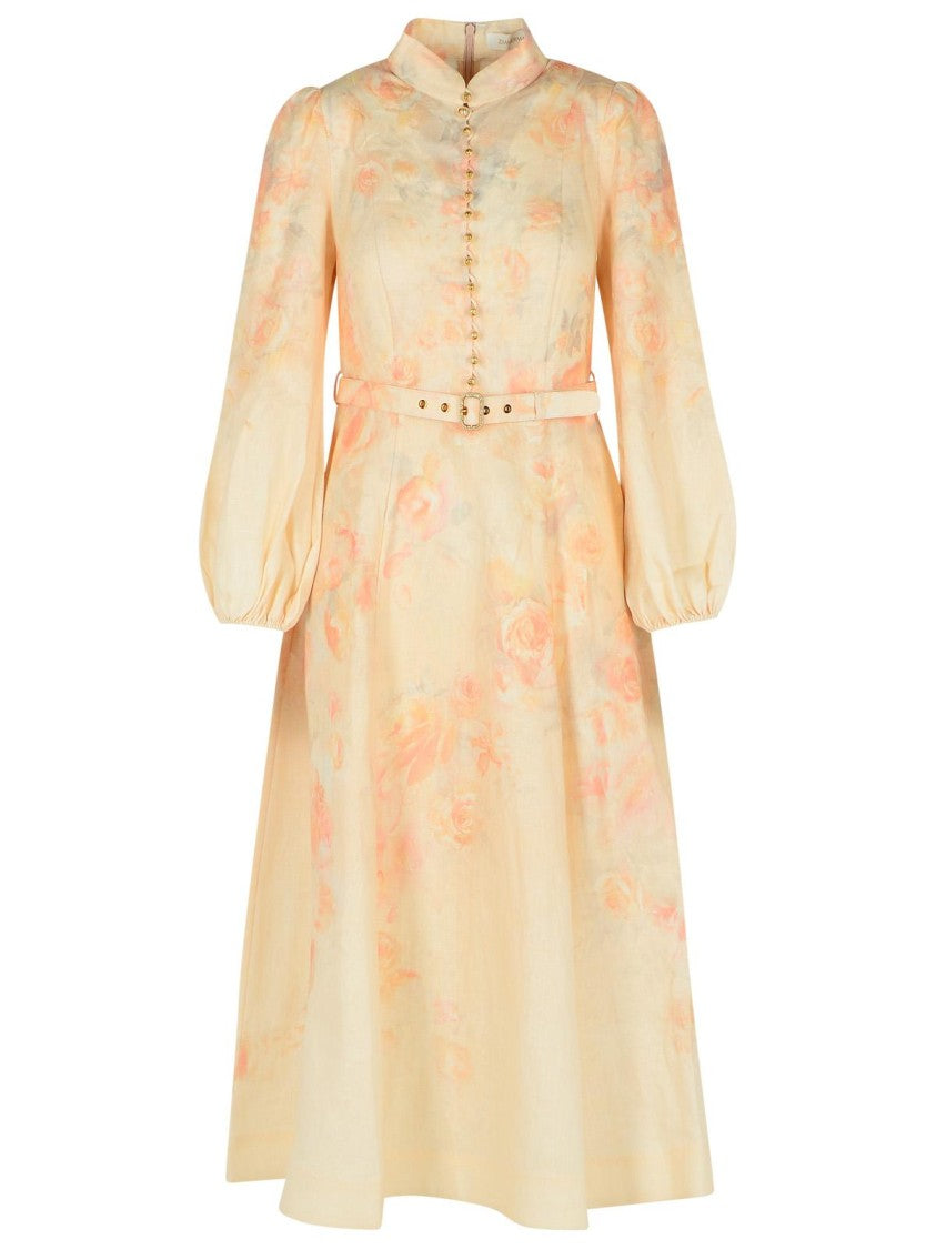 Zimmermann 'Crush' Pink Linen Dress